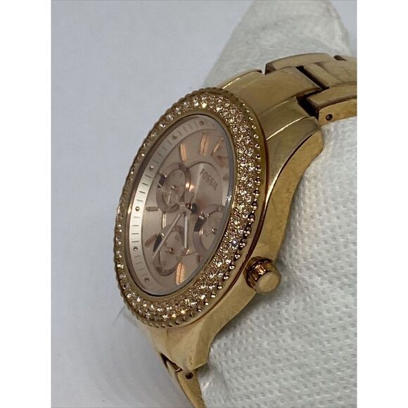 Fossil ES3950 Women's Stainless Steel Analog Rose Gold Dial Quartz Watch XR408 - Picture 4 of 12